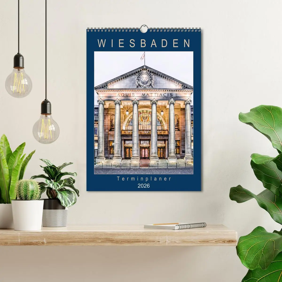 Bild: 9783516414844 | Wiesbaden Terminplaner (Wandkalender 2026 DIN A3 hoch), CALVENDO...