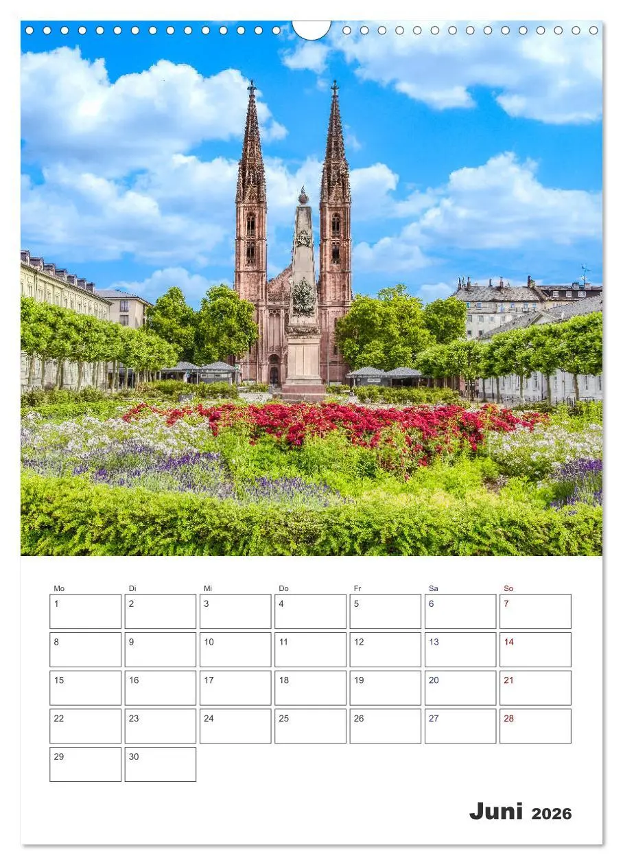 Bild: 9783516414844 | Wiesbaden Terminplaner (Wandkalender 2026 DIN A3 hoch), CALVENDO...