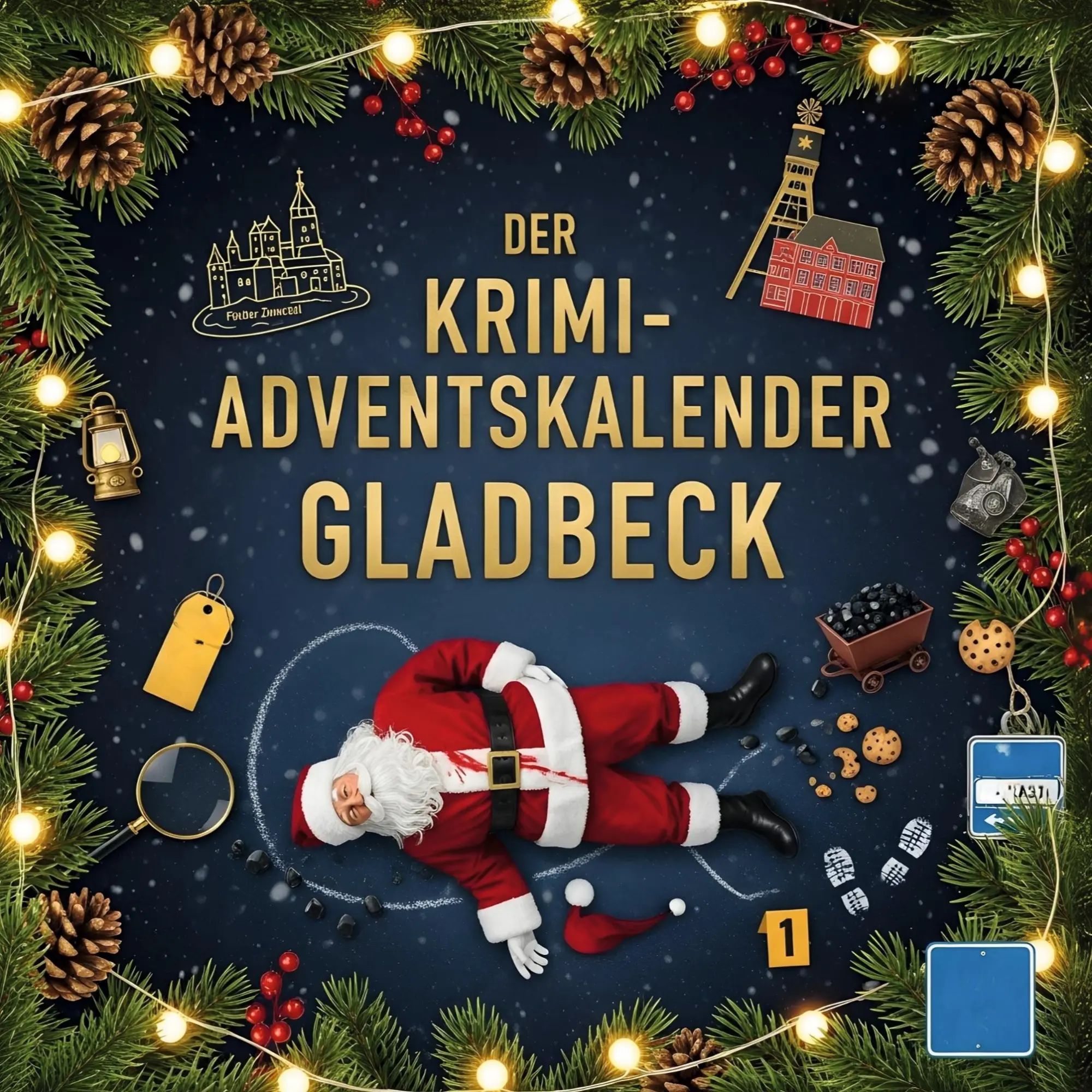 Cover: 9783695304844 | Der Krimi-Adventskalender Gladbeck | Mordsverdächtig in 24 Akten