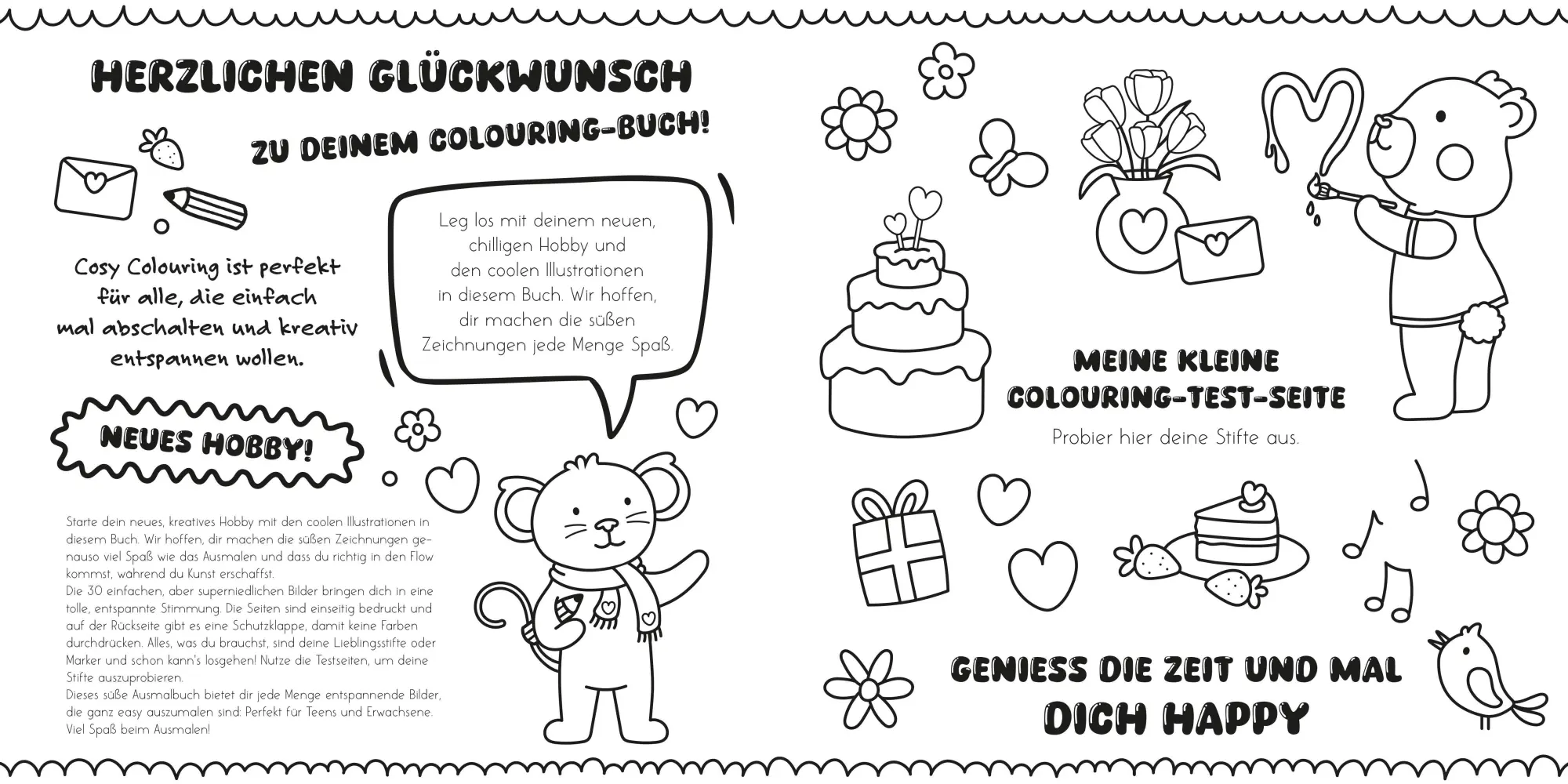 Bild: 9783862304844 | Cosy Coloring - Liebevolle Lovelies | Taschenbuch | 64 S. | Deutsch