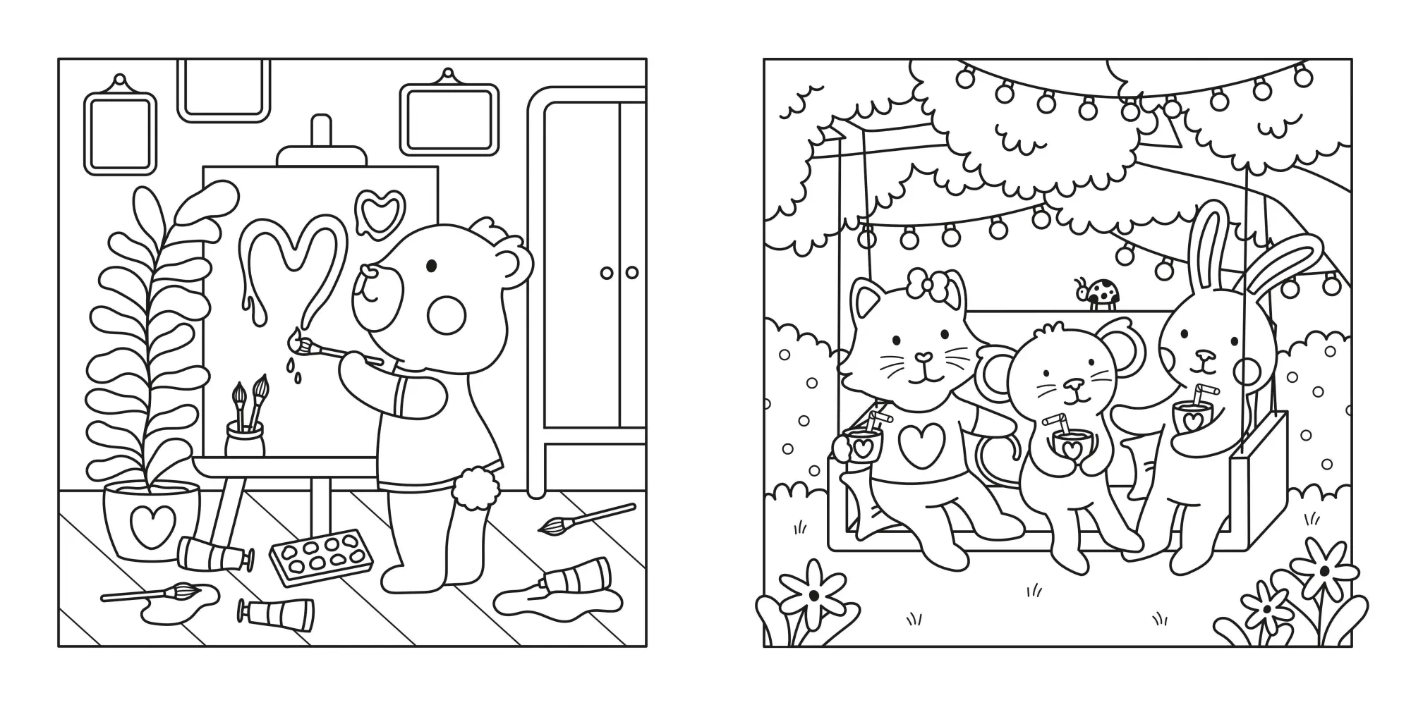 Bild: 9783862304844 | Cosy Coloring - Liebevolle Lovelies | Taschenbuch | 64 S. | Deutsch