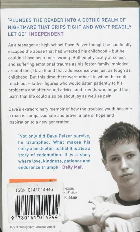 Rückseite: 9780141014944 | The Privilege of Youth | Dave Pelzer | Taschenbuch | Englisch | 2005