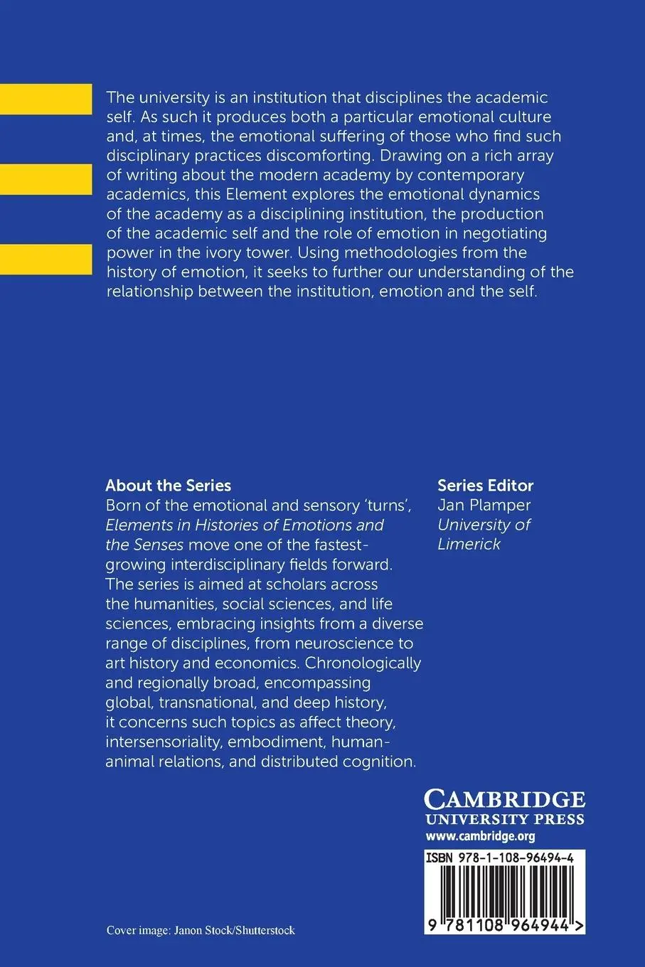 Rückseite: 9781108964944 | Academic Emotions | Katie Barclay | Taschenbuch | Englisch | 2021