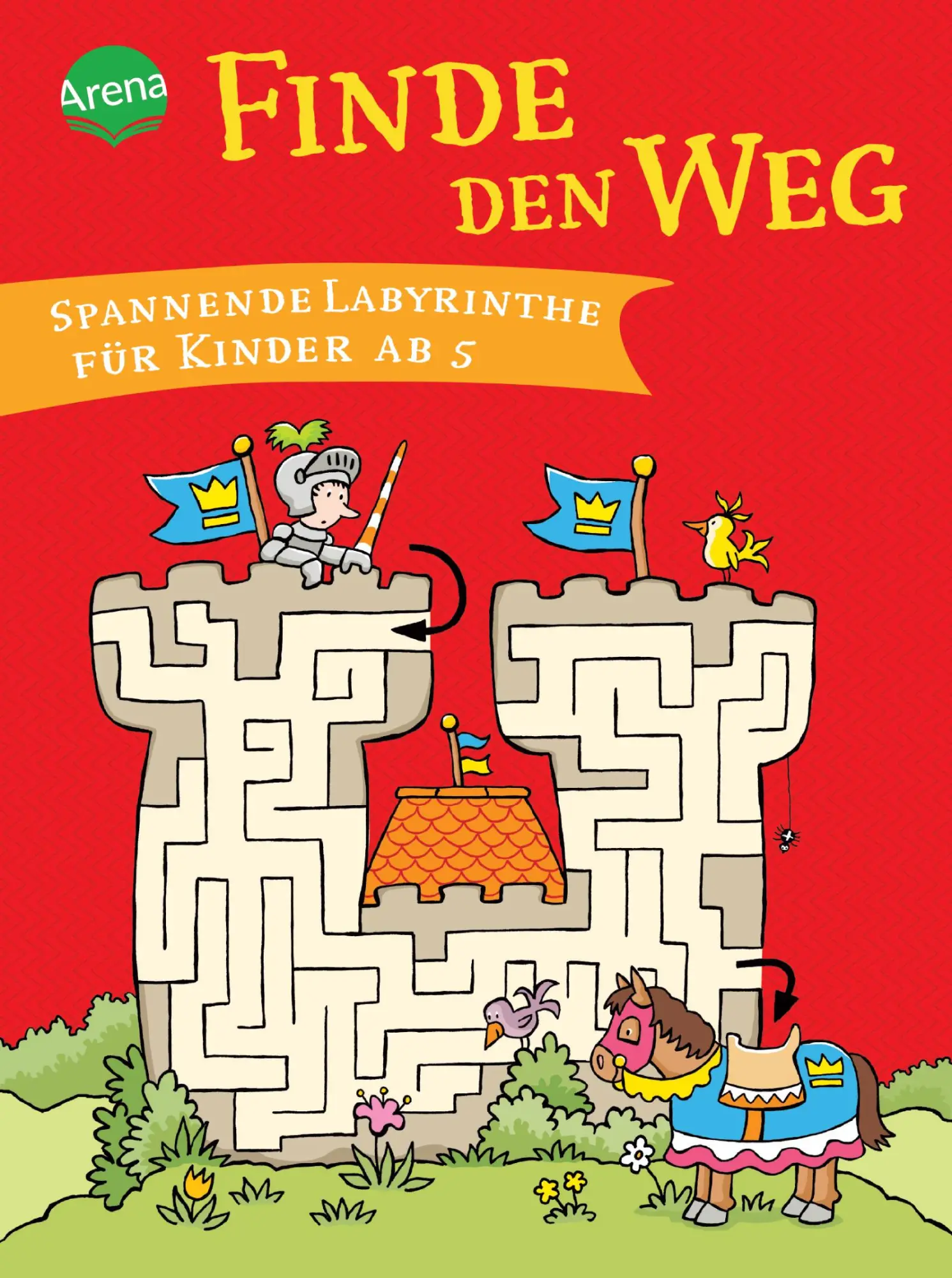 Cover: 9783401704944 | Finde den Weg. Spannende Labyrinthe für Kinder ab 5 | Ari Plikat
