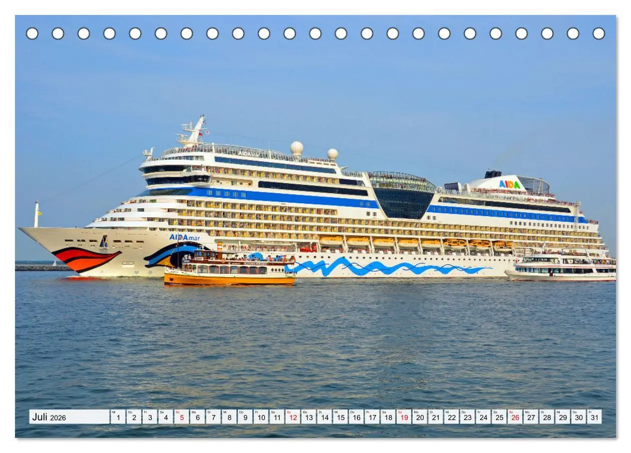 Bild: 9783457624944 | KREUZLINER im Ostseebad Warnemünde (Tischkalender 2026 DIN A5...