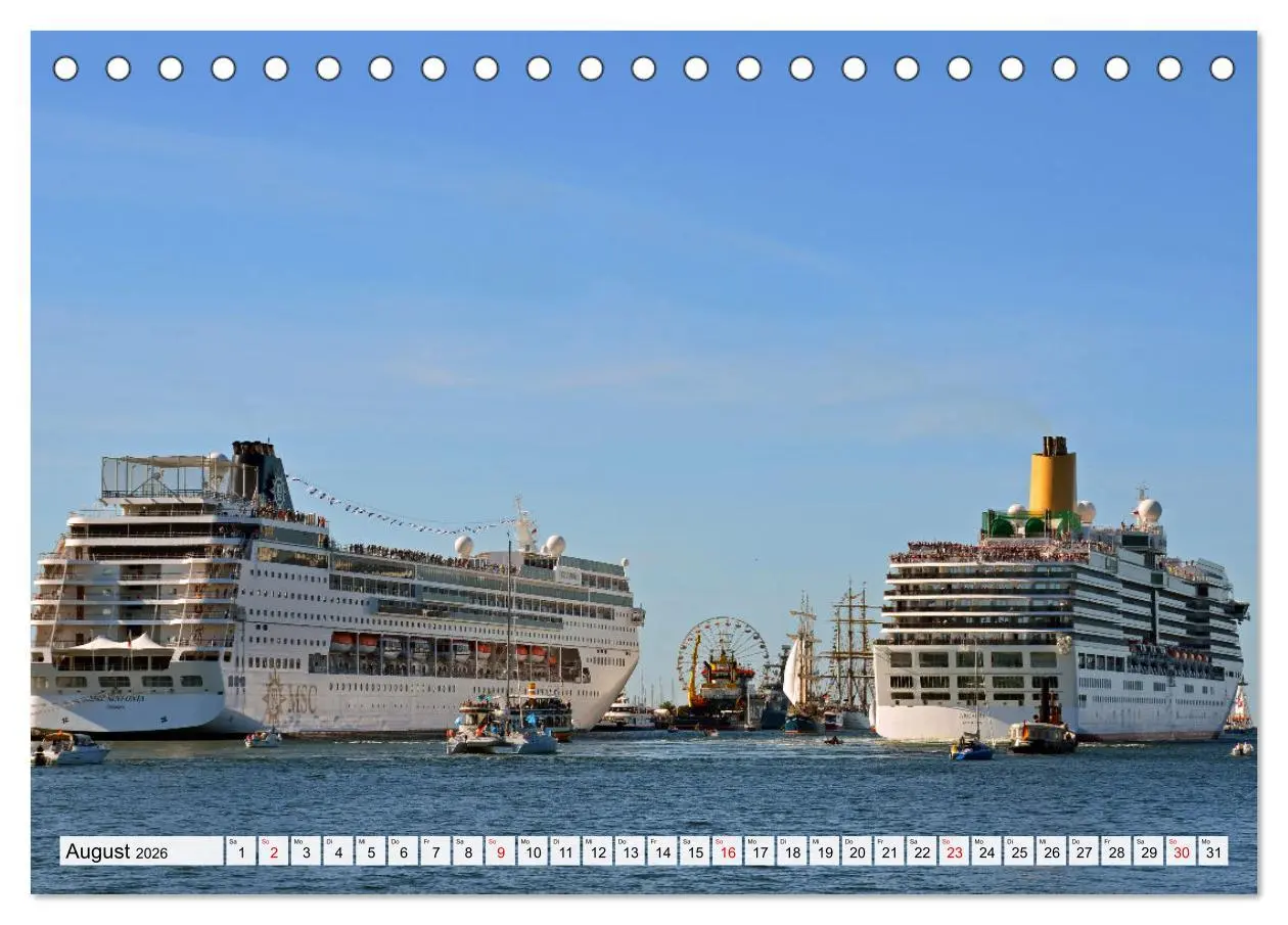 Bild: 9783457624944 | KREUZLINER im Ostseebad Warnemünde (Tischkalender 2026 DIN A5...