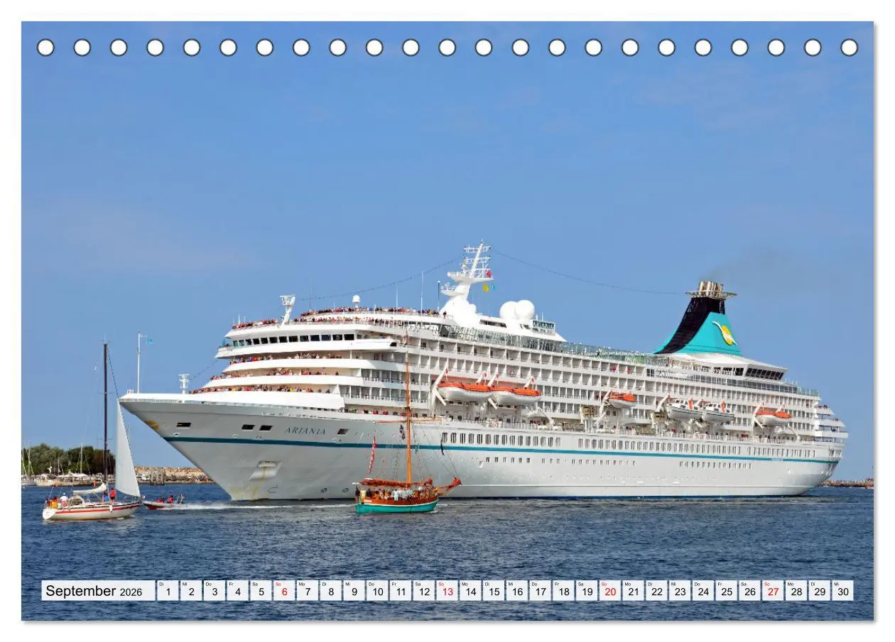 Bild: 9783457624944 | KREUZLINER im Ostseebad Warnemünde (Tischkalender 2026 DIN A5...