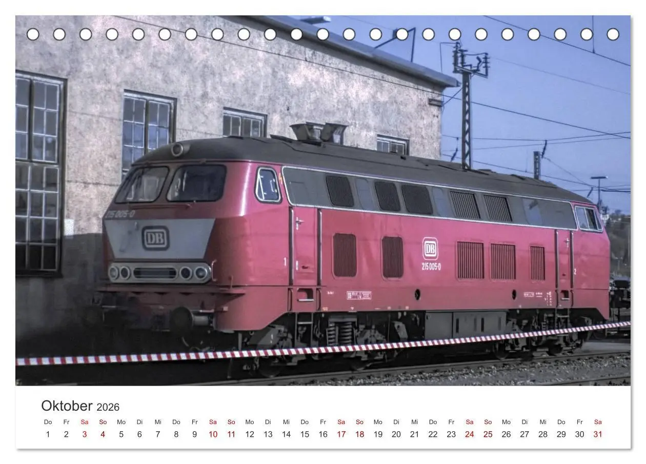 Bild: 9783457934944 | Deutsche Diesellokomotiven (Tischkalender 2026 DIN A5 quer),...