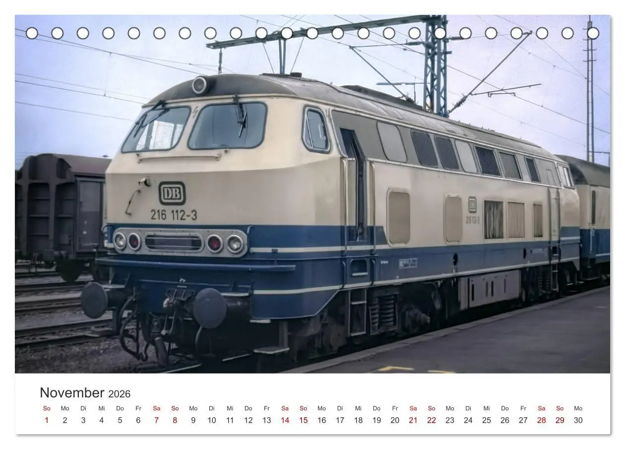 Bild: 9783457934944 | Deutsche Diesellokomotiven (Tischkalender 2026 DIN A5 quer),...