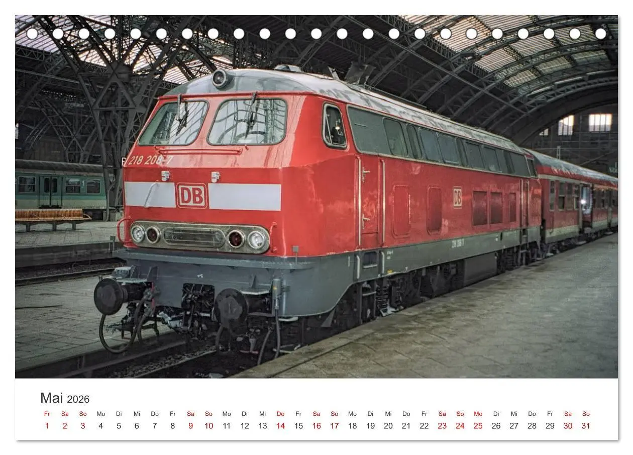 Bild: 9783457934944 | Deutsche Diesellokomotiven (Tischkalender 2026 DIN A5 quer),...