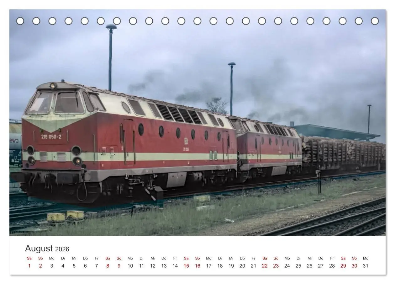 Bild: 9783457934944 | Deutsche Diesellokomotiven (Tischkalender 2026 DIN A5 quer),...