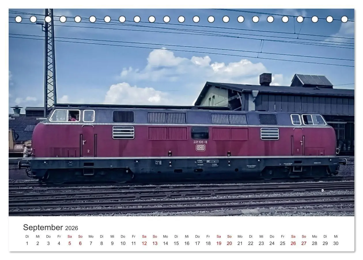 Bild: 9783457934944 | Deutsche Diesellokomotiven (Tischkalender 2026 DIN A5 quer),...