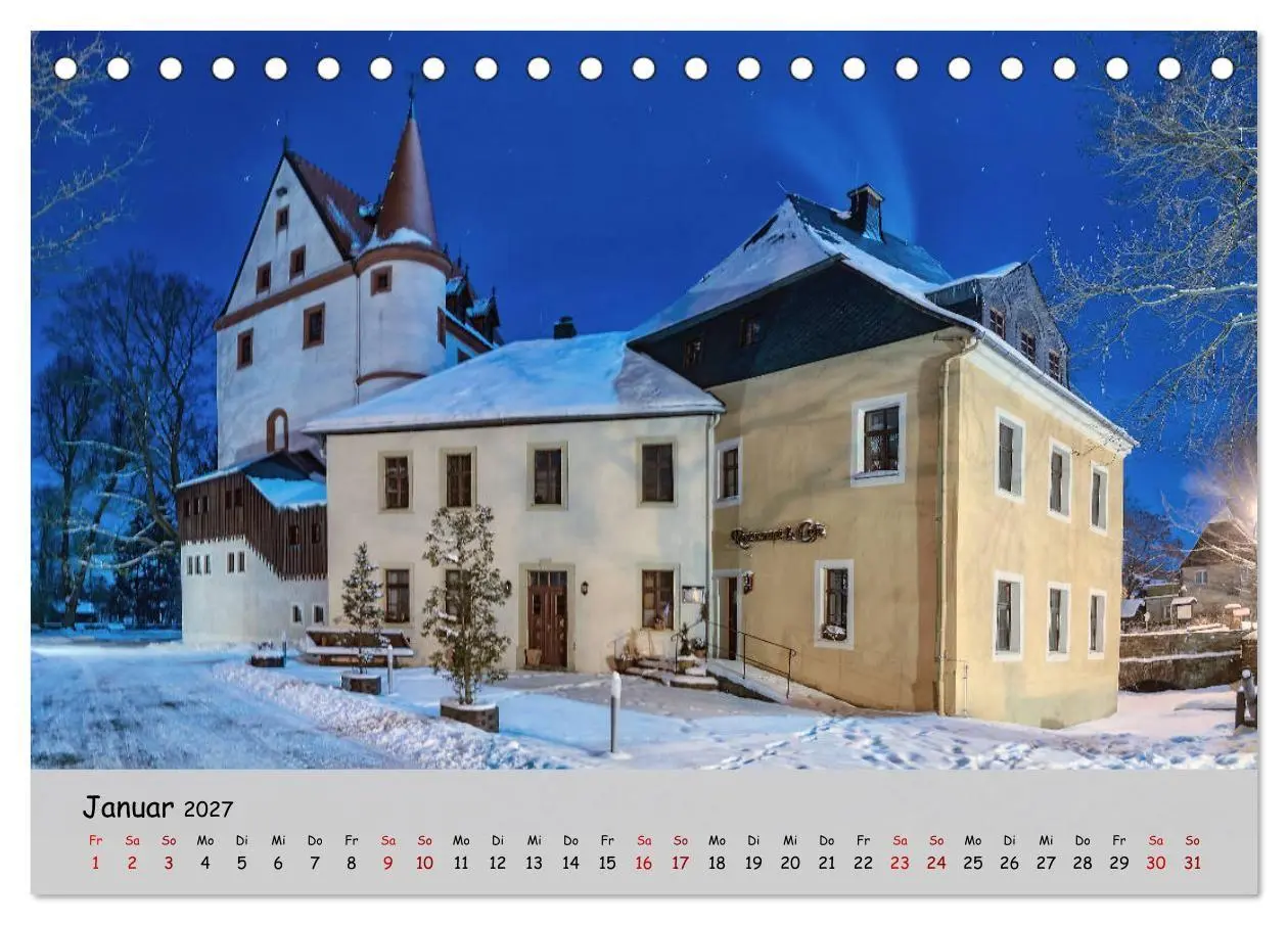 Bild: 9783569804944 | Historisches Erzgebirge (Tischkalender 2027 DIN A5 quer), CALVENDO...