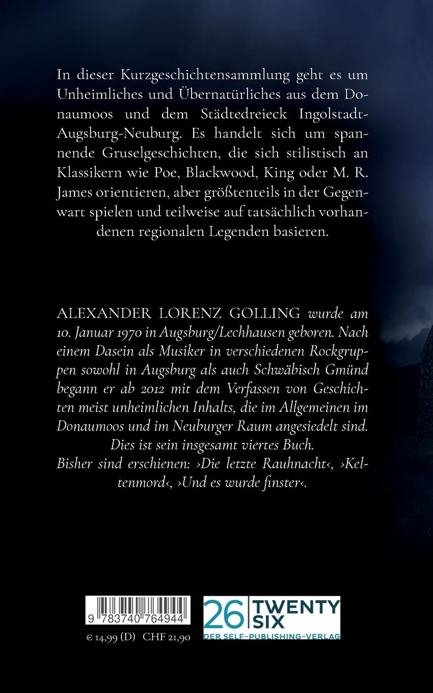Rückseite: 9783740764944 | Creszentia (11 Schauergeschichten) | Alexander Lorenz Golling | Buch