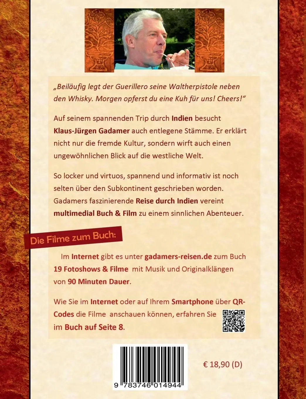 Rückseite: 9783746014944 | So fremd, so vertraut | Die Reise durch Indien | Klaus-Jürgen Gadamer