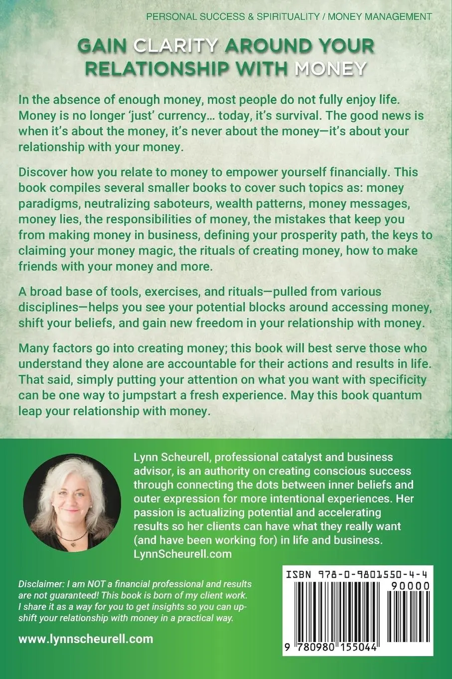 Rückseite: 9780980155044 | The Energy of Money | Lynn Scheurell | Taschenbuch | Englisch | 2020