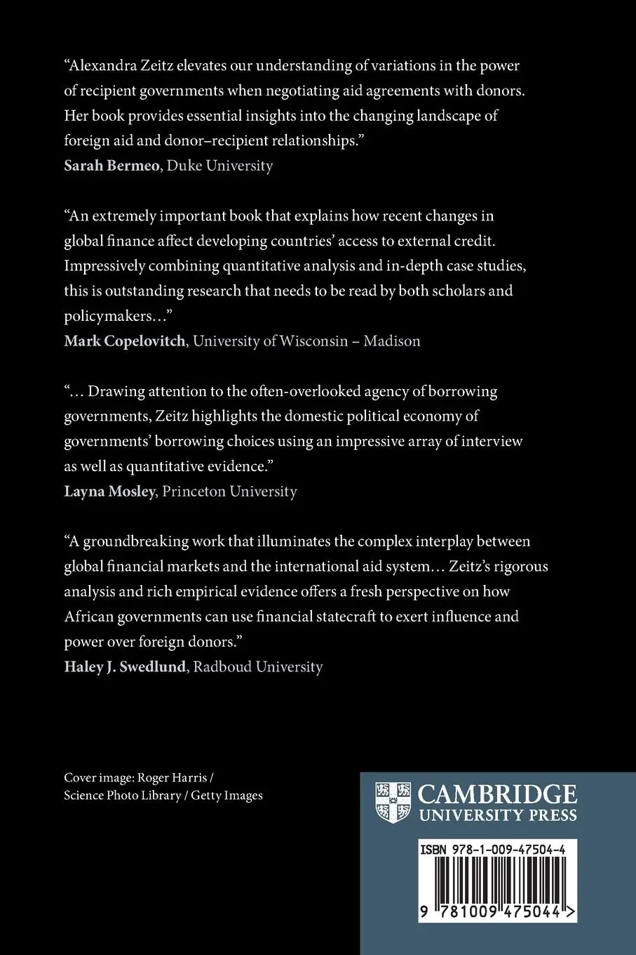 Rückseite: 9781009475044 | The Financial Statecraft of Borrowers | Alexandra O. Zeitz | Buch