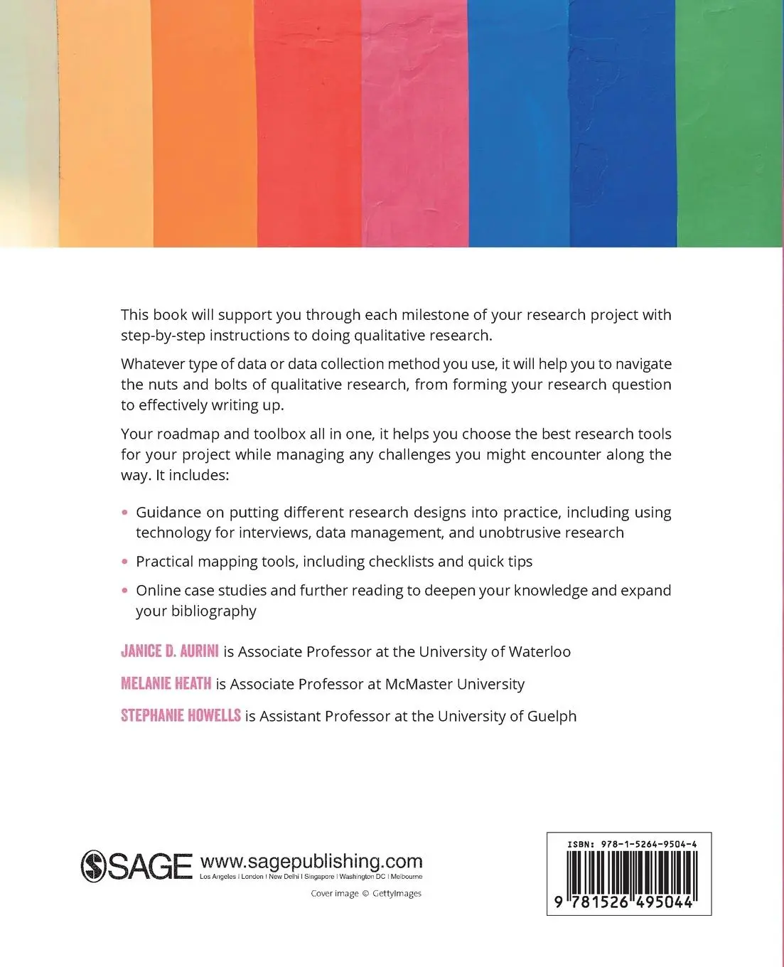 Rückseite: 9781526495044 | The How To of Qualitative Research | Janice Aurini (u. a.) | Buch