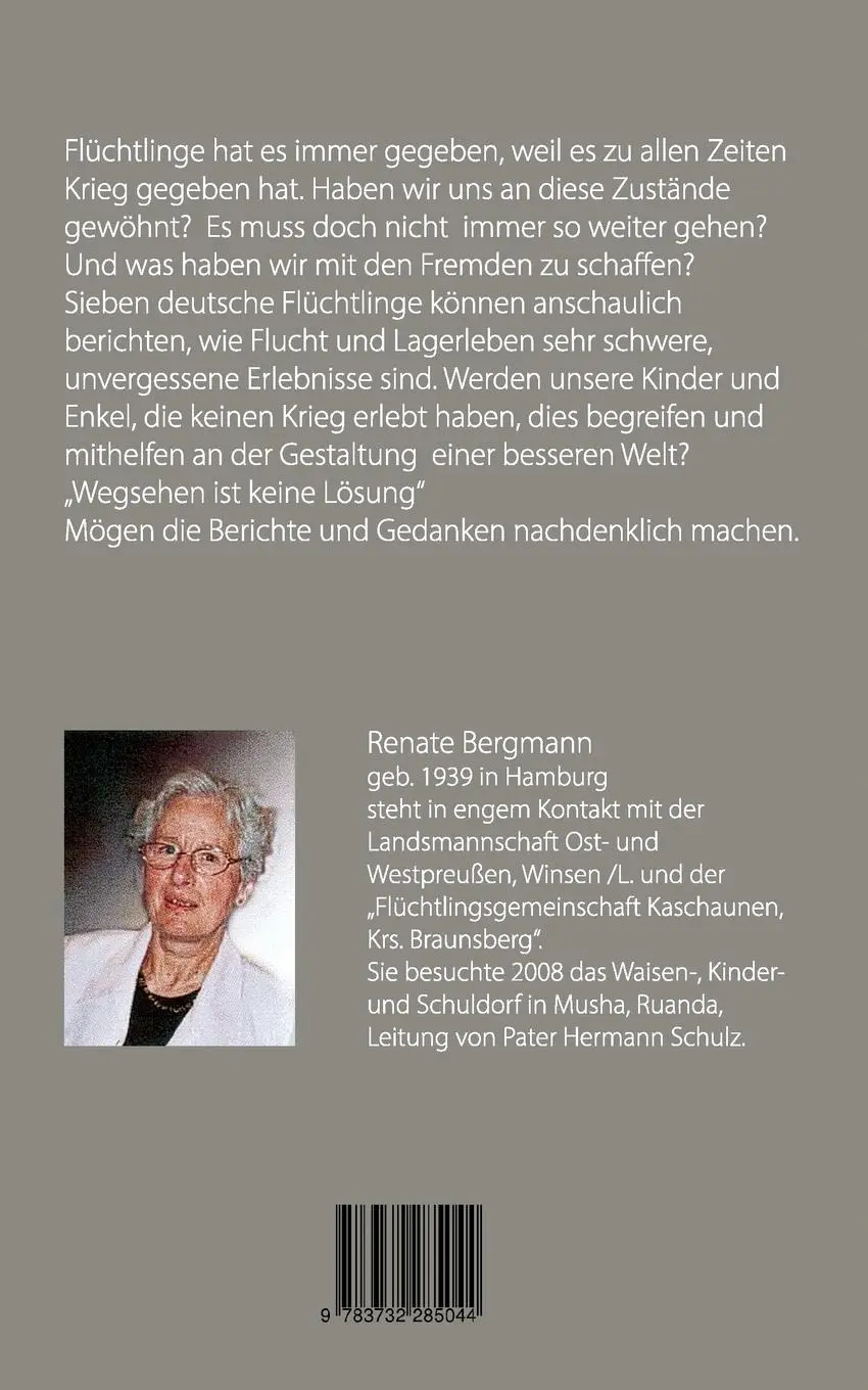 Rückseite: 9783732285044 | Ungeliebte deutsche Flüchtlinge 1945 - Flüchtlingsproblematik heute