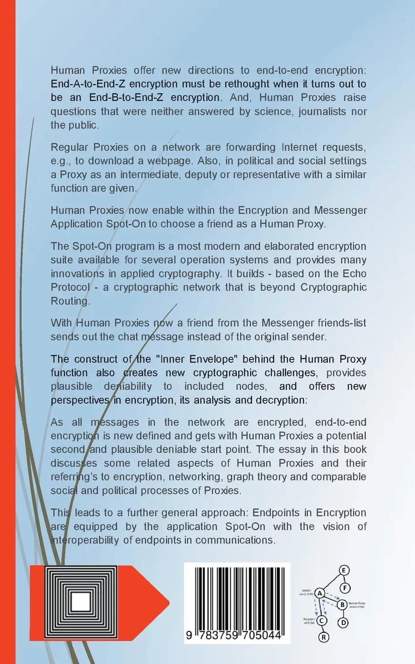 Rückseite: 9783759705044 | Human Proxies in Cryptographic Networks | Uni Nurf | Taschenbuch