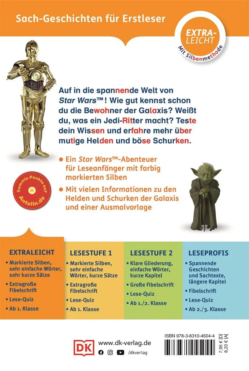 Rückseite: 9783831045044 | SUPERLESER! Star Wars(TM) Wer sind die Jedi-Ritter? | DK Verlag - Kids