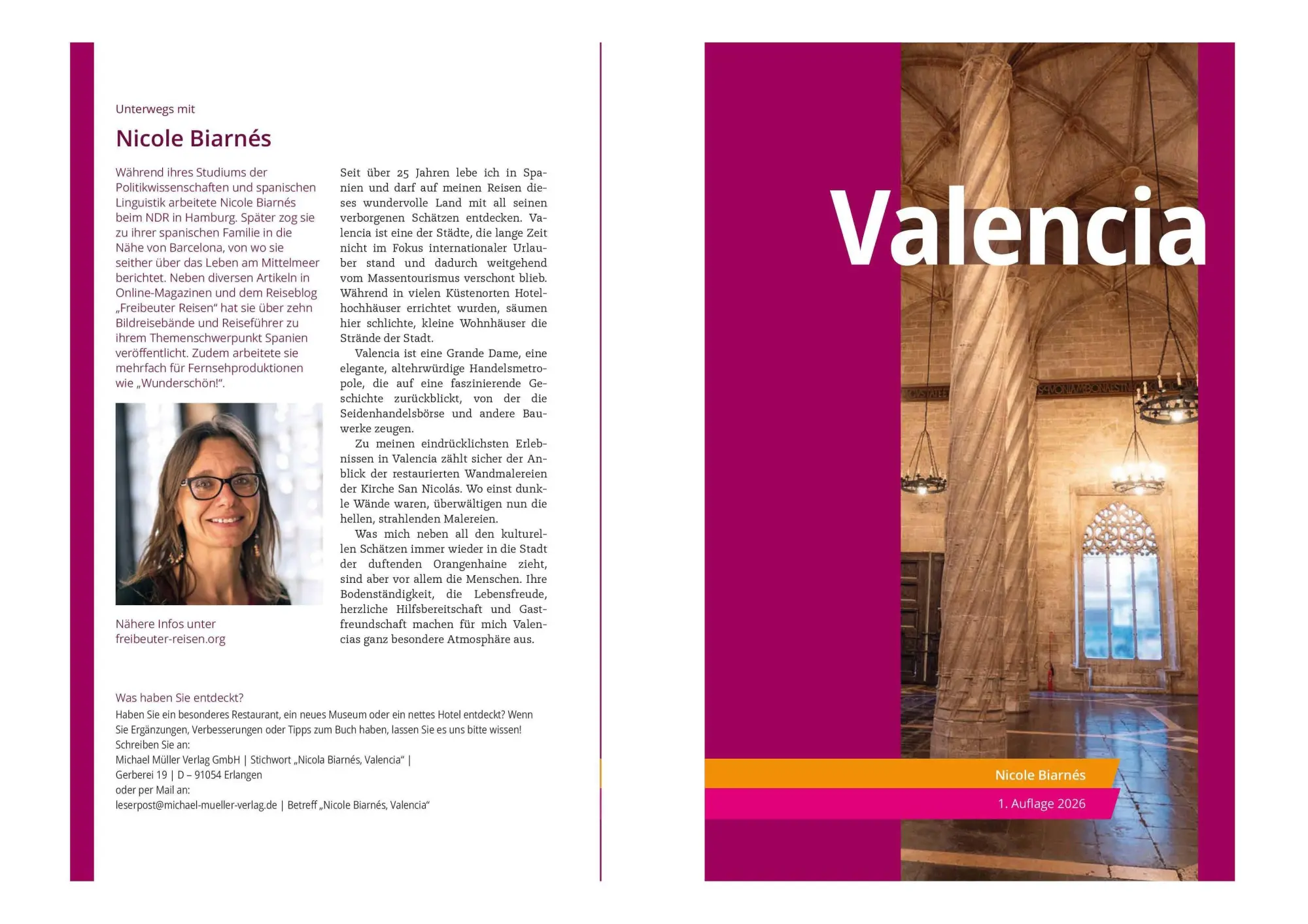 Bild: 9783966855044 | MICHAEL MÜLLER Reiseführer Valencia MM-City | Nicole Biarnés | Buch