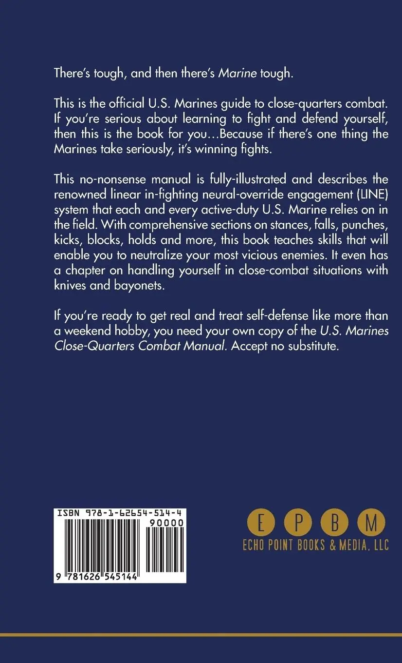 Rückseite: 9781626545144 | U.S. Marines Close-quarter Combat Manual | U. S. Marine Corps | Buch