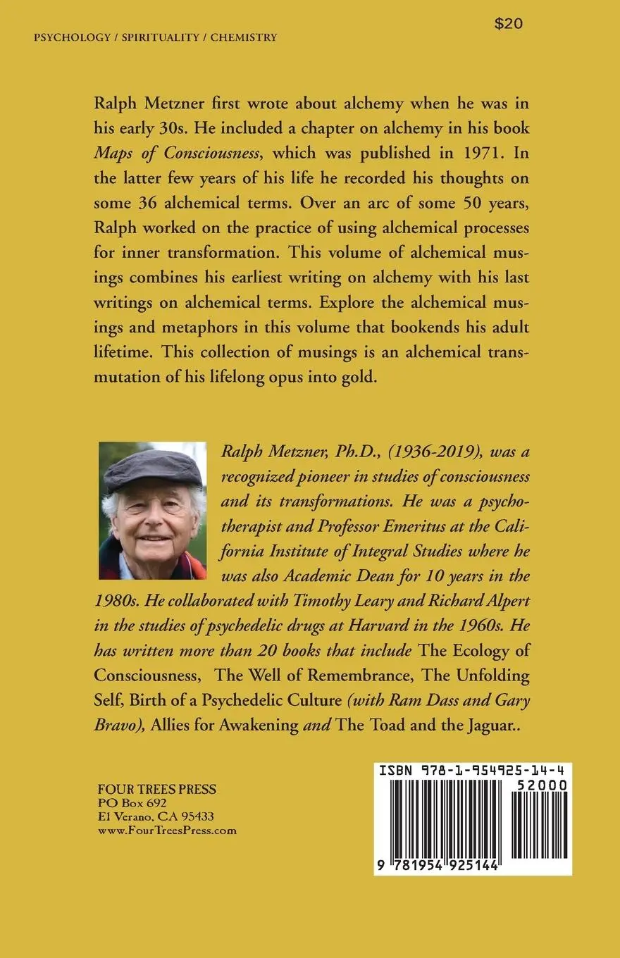 Rückseite: 9781954925144 | Alchemical Musings | Metzner Ralph | Taschenbuch | Englisch | 2022