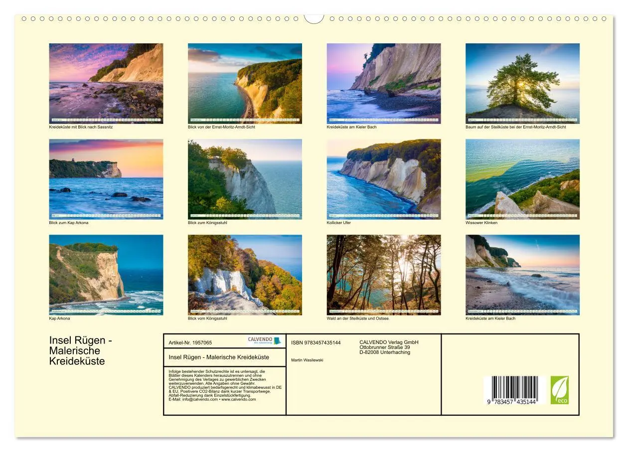 Bild: 9783457435144 | Insel Rügen - Malerische Kreideküste (hochwertiger Premium...