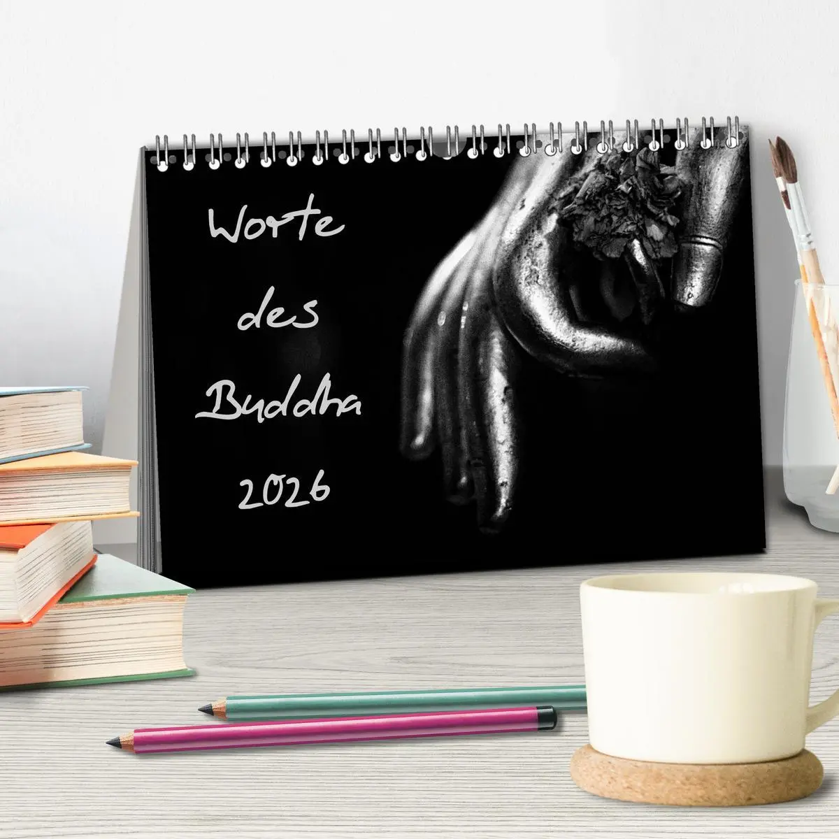 Bild: 9783516075144 | Worte des Buddha 2026 (Tischkalender 2026 DIN A5 quer), CALVENDO...
