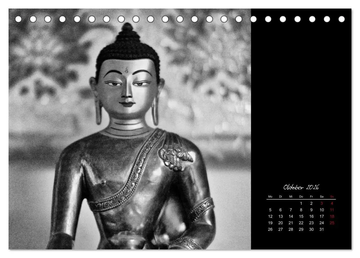 Bild: 9783516075144 | Worte des Buddha 2026 (Tischkalender 2026 DIN A5 quer), CALVENDO...