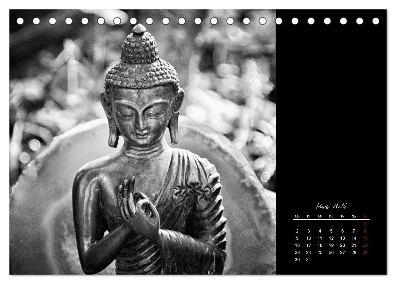 Bild: 9783516075144 | Worte des Buddha 2026 (Tischkalender 2026 DIN A5 quer), CALVENDO...