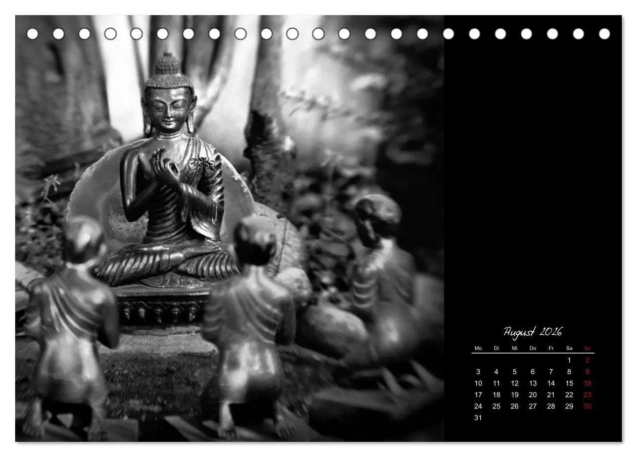 Bild: 9783516075144 | Worte des Buddha 2026 (Tischkalender 2026 DIN A5 quer), CALVENDO...
