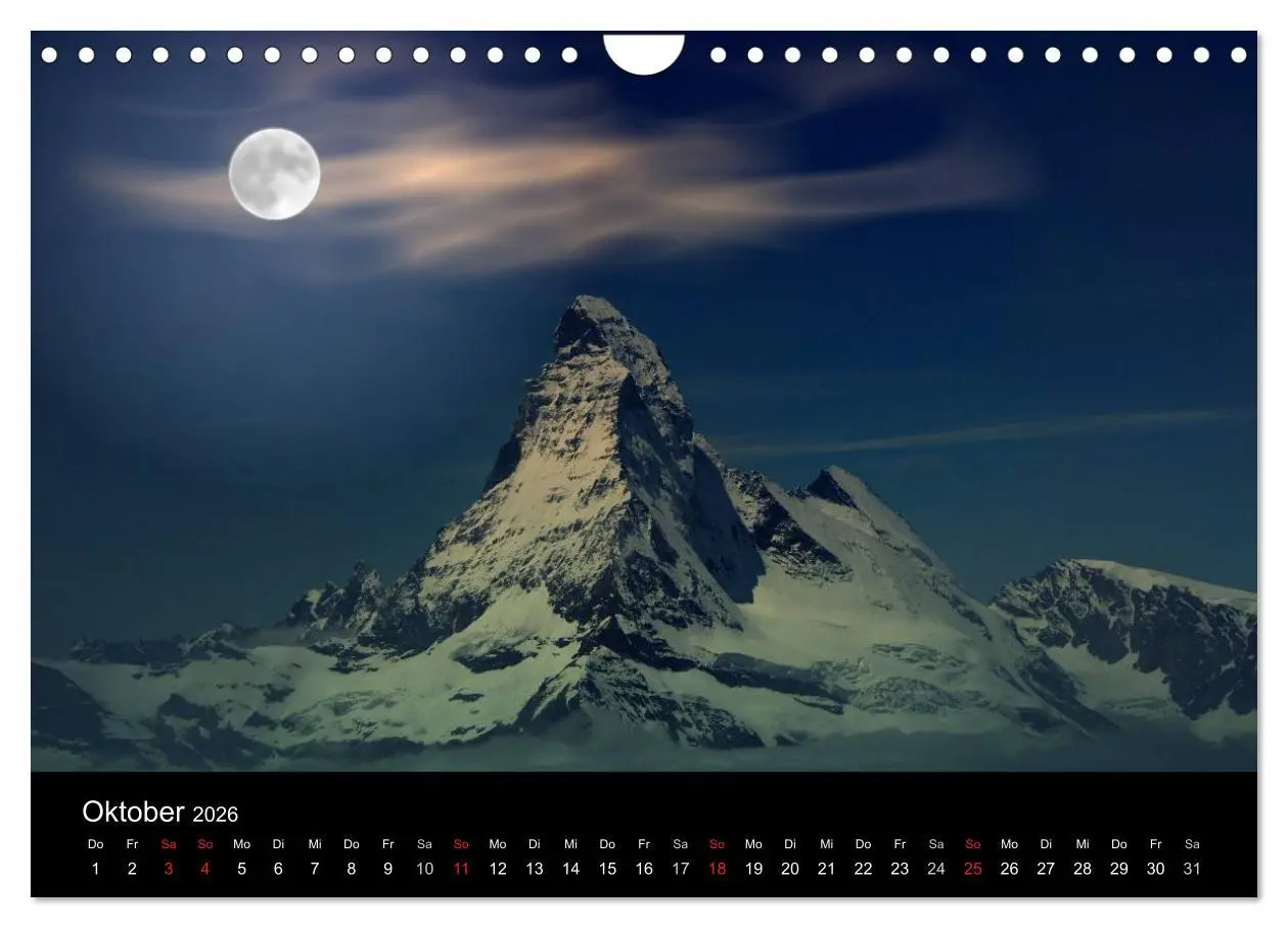 Bild: 9783516145144 | Faszination Matterhorn (Wandkalender 2026 DIN A4 quer), CALVENDO...