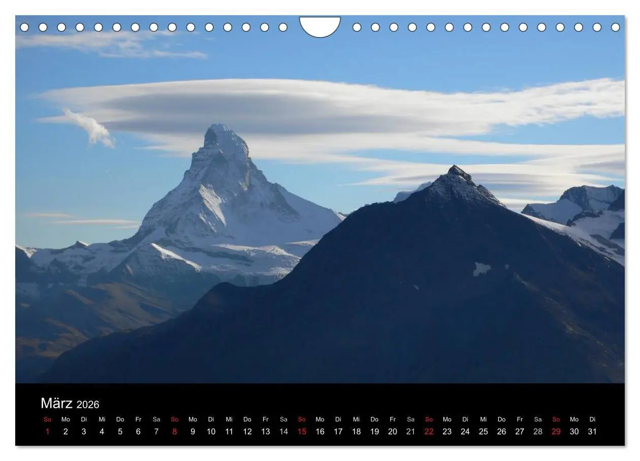 Bild: 9783516145144 | Faszination Matterhorn (Wandkalender 2026 DIN A4 quer), CALVENDO...