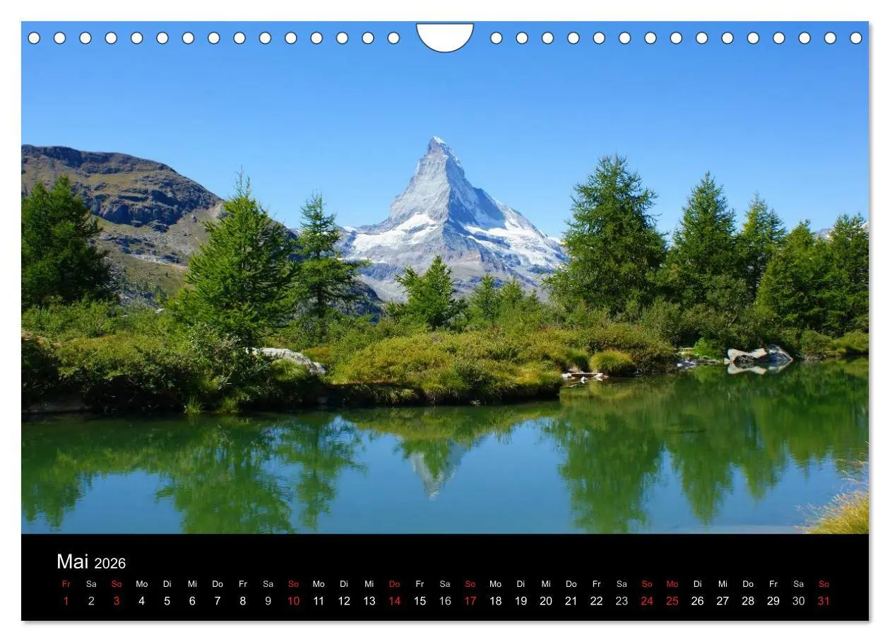 Bild: 9783516145144 | Faszination Matterhorn (Wandkalender 2026 DIN A4 quer), CALVENDO...
