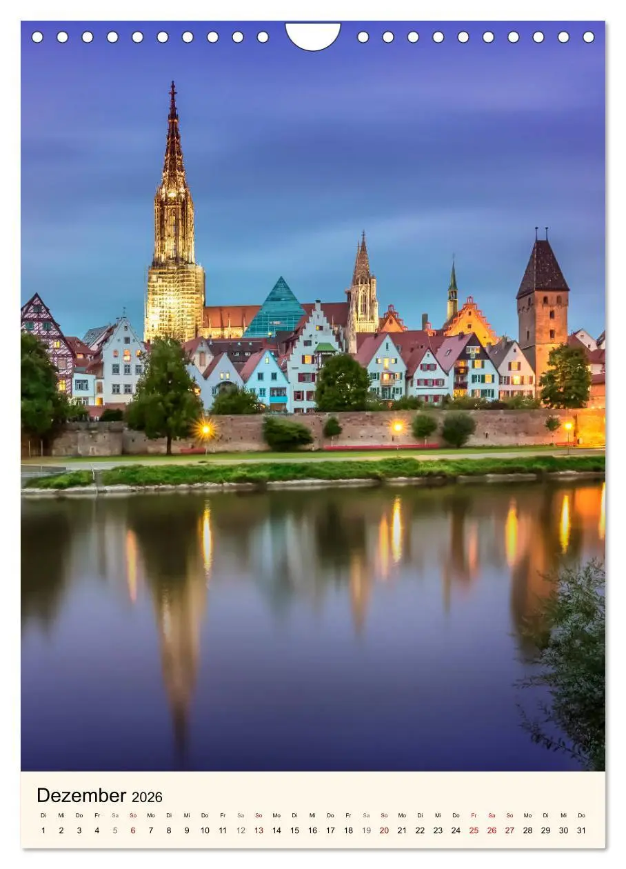 Bild: 9783516385144 | ULM Sehenswerte Orte (Wandkalender 2026 DIN A4 hoch), CALVENDO...