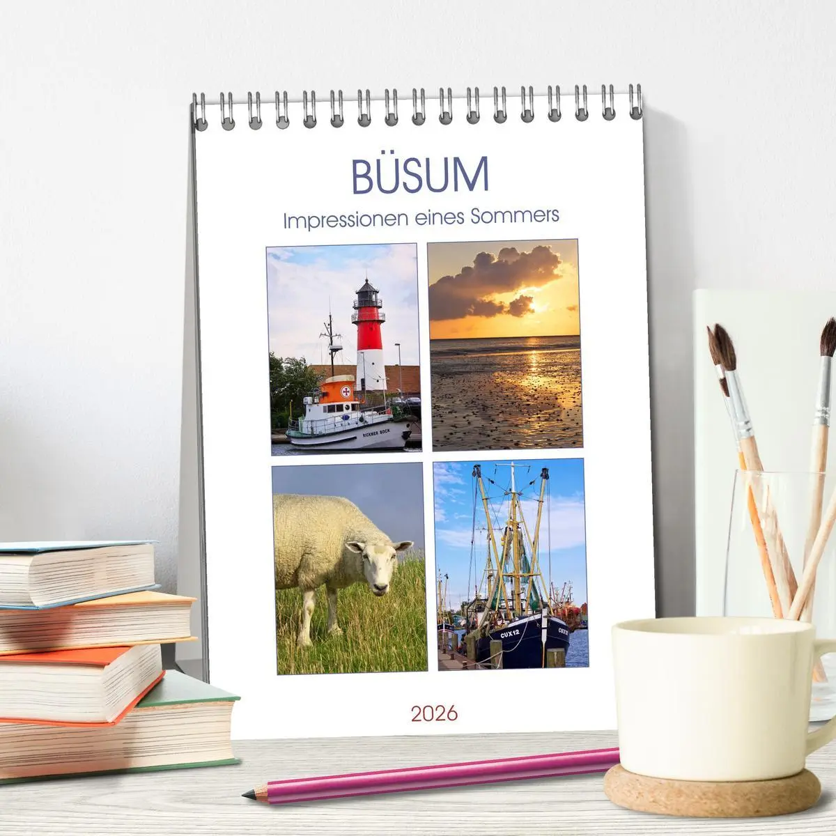 Bild: 9783516455144 | Büsum - Impressionen eines Sommers (Tischkalender 2026 DIN A5...