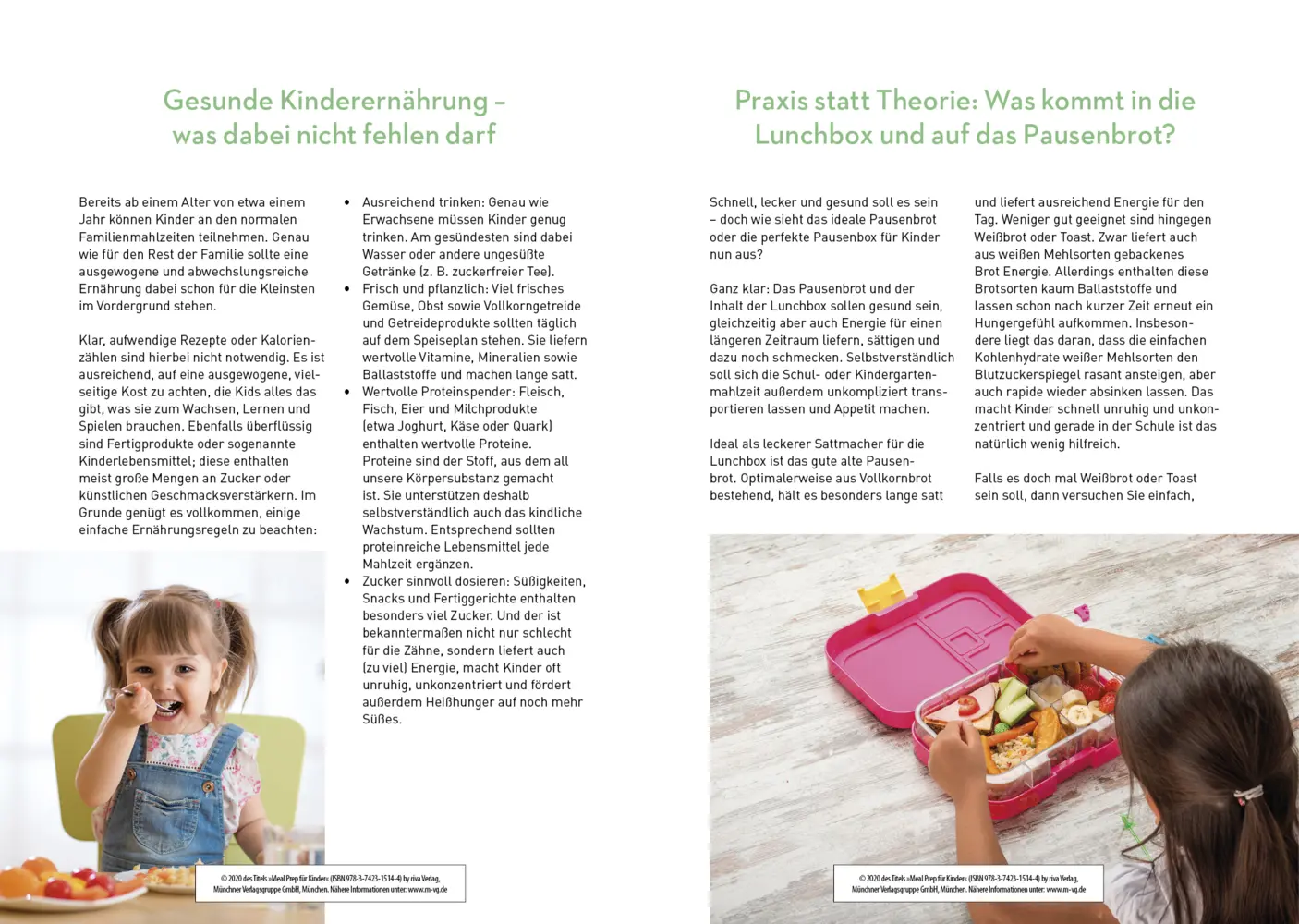 Bild: 9783742315144 | Meal Prep für Kinder | Veronika Pichl | Taschenbuch | 160 S. | Deutsch