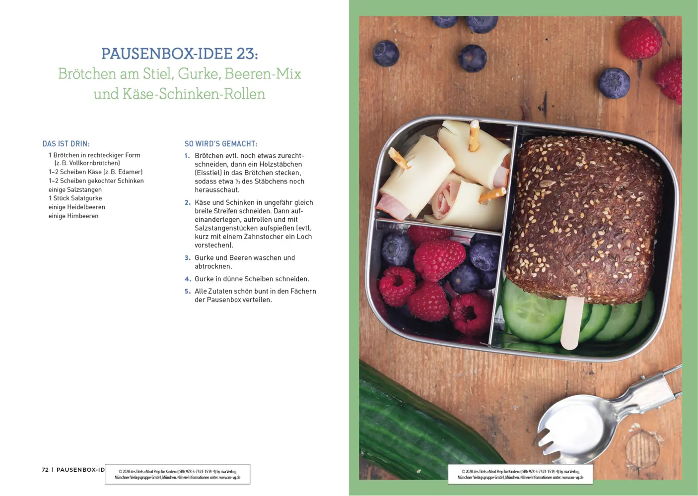Bild: 9783742315144 | Meal Prep für Kinder | Veronika Pichl | Taschenbuch | 160 S. | Deutsch