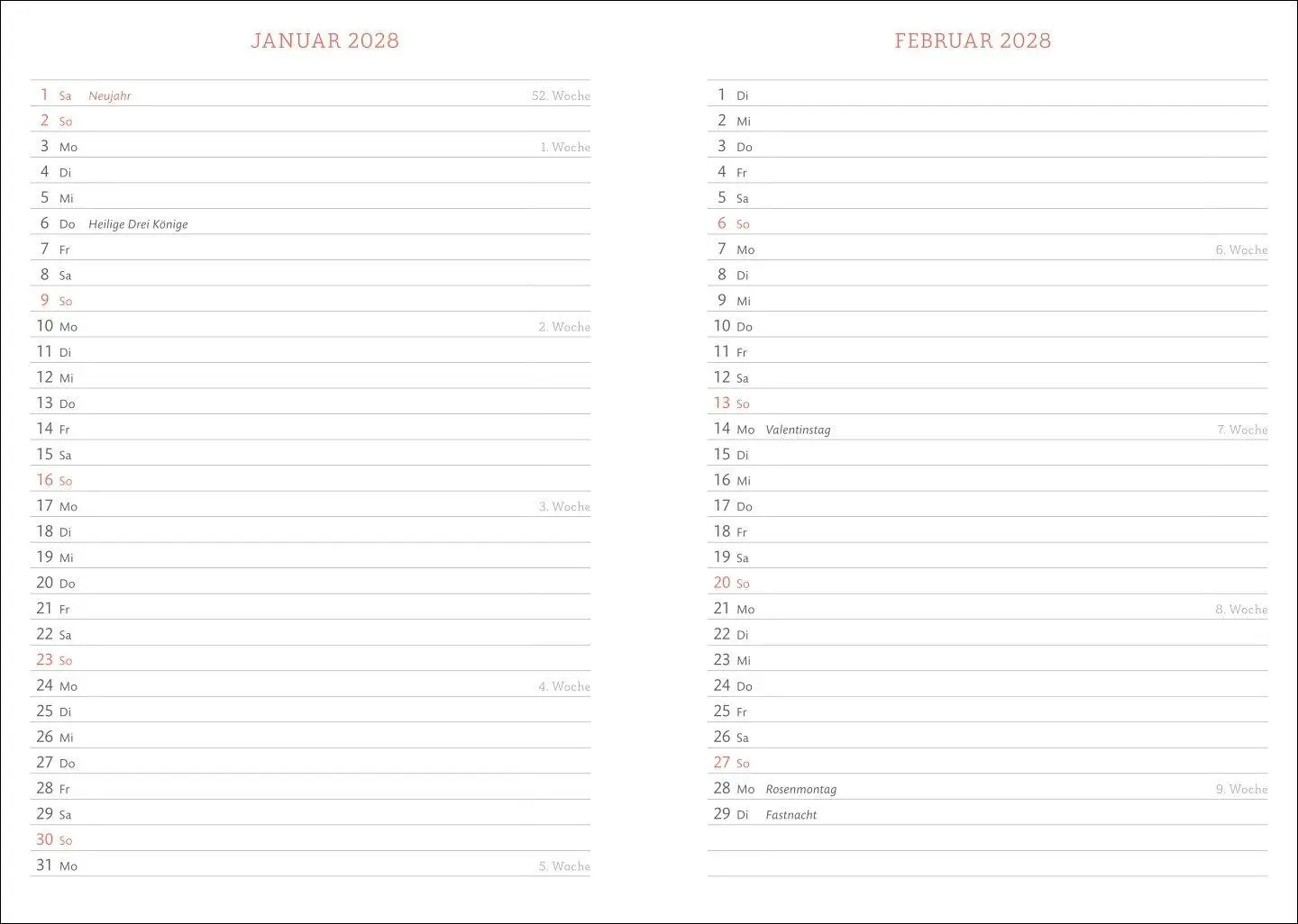 Bild: 9783756415144 | Tages-Kalenderbuch A6, schwarz 2027 | Heye | Buch | Bürokalender Heye