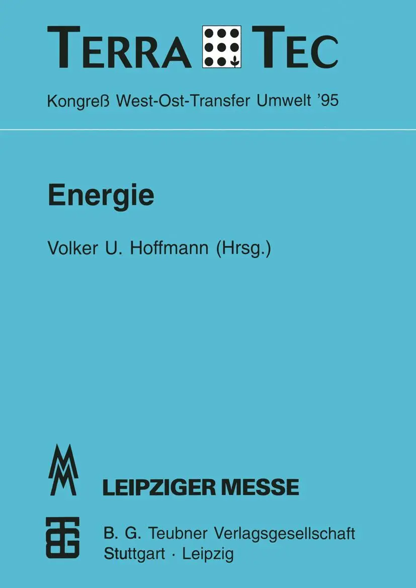 Cover: 9783815435144 | Energie | Volker U. Hoffmann | Taschenbuch | 262 S. | Deutsch | 1995