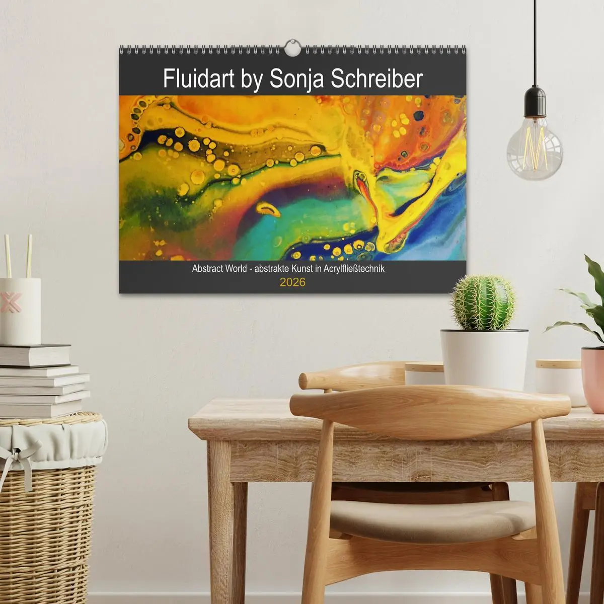 Bild: 9783457805244 | Abstract World - abstrakte Kunst in Acrylfließtechnik (Wandkalender...
