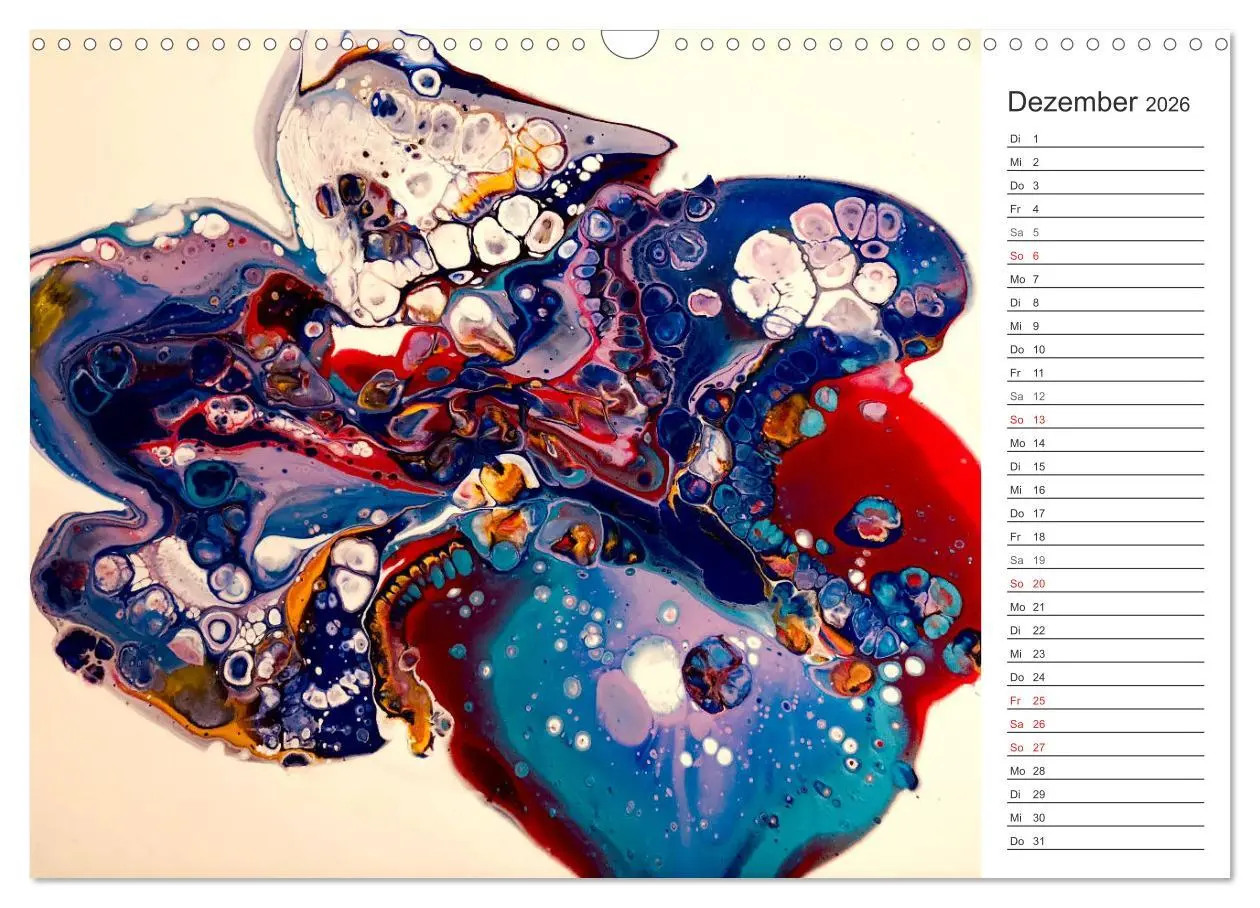 Bild: 9783457805244 | Abstract World - abstrakte Kunst in Acrylfließtechnik (Wandkalender...