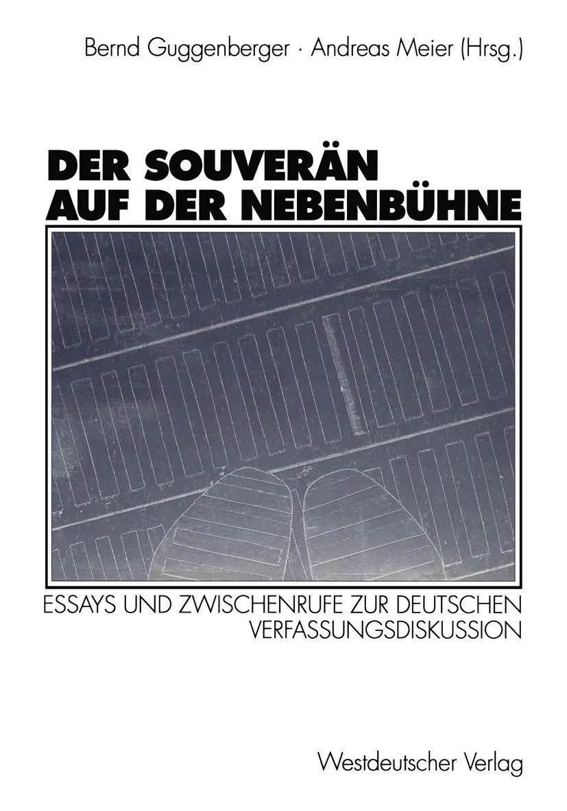 Cover: 9783531125244 | Der Souverän auf der Nebenbühne | Andreas Meier (u. a.) | Taschenbuch