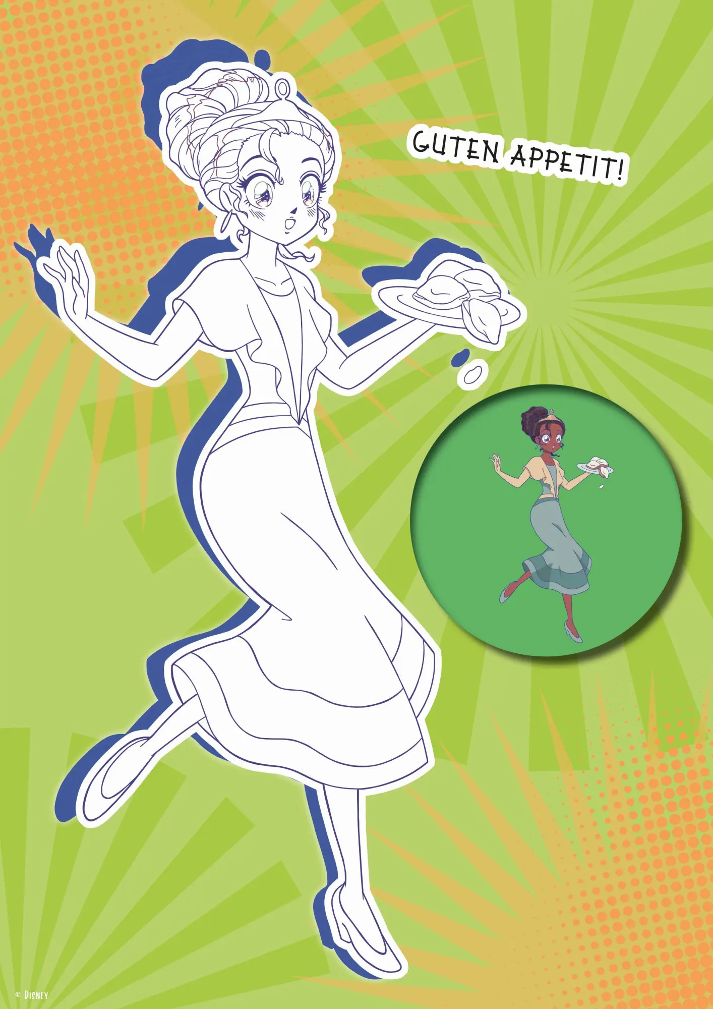 Bild: 9783833245244 | Disney Prinzessin: Mein zauberhafter Manga-Malblock | Disney (u. a.)