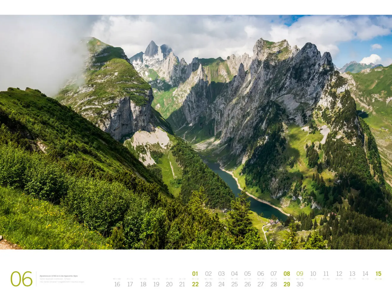 Bild: 9783838435244 | Alpen - Ackermann Gallery Kalender 2025 | Ackermann Kunstverlag | 2025