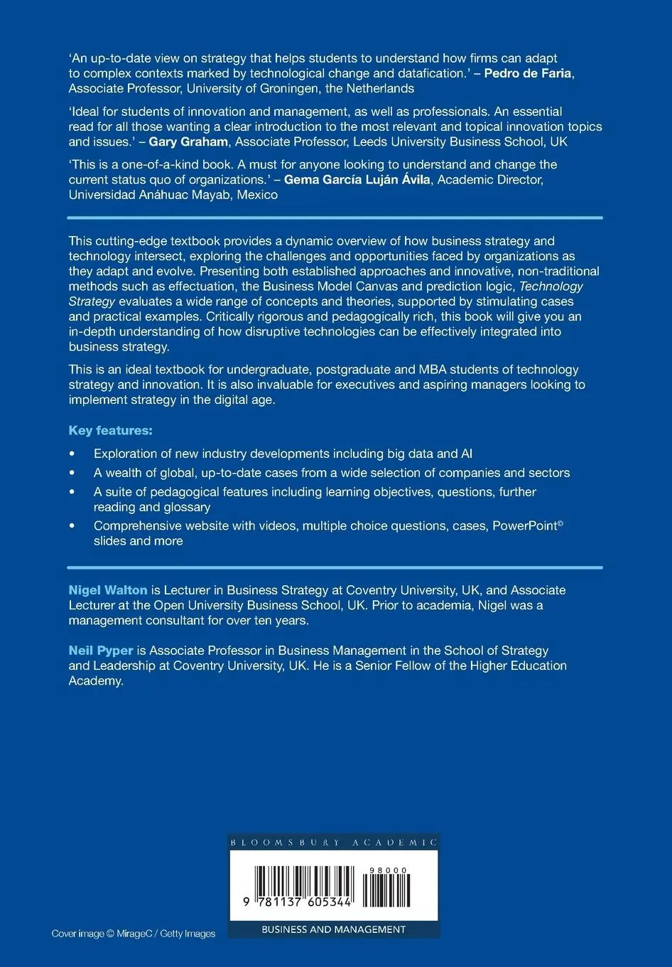 Rückseite: 9781137605344 | Technology Strategy | Nigel Walton (u. a.) | Taschenbuch | Englisch