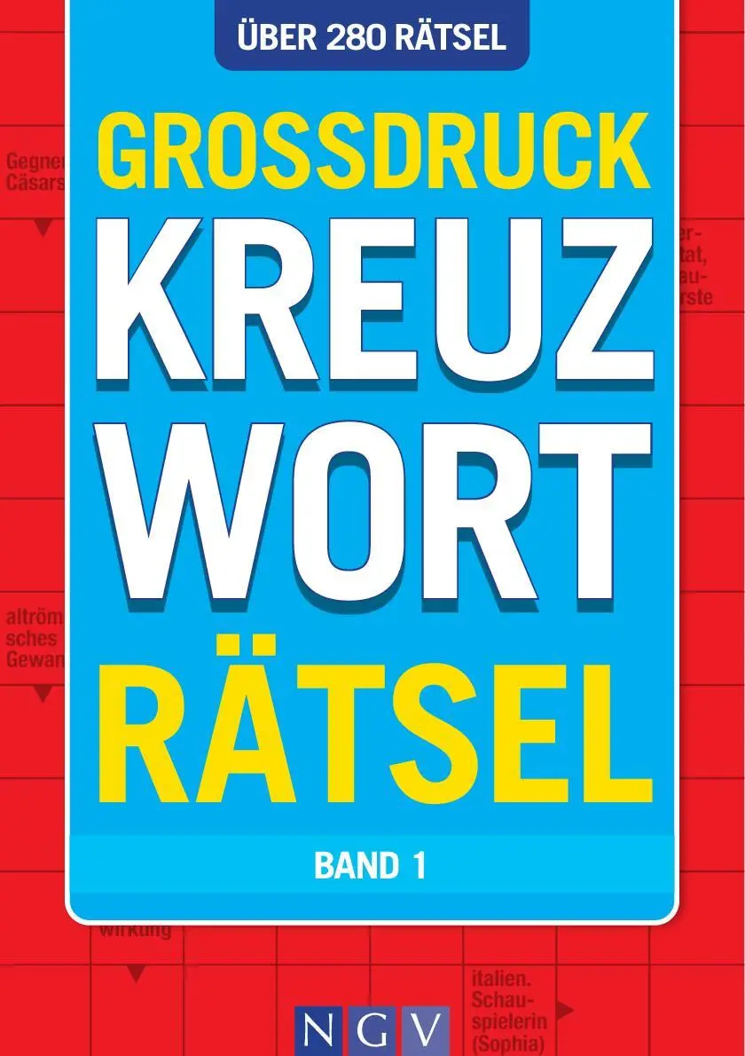 Cover: 9783625195344 | Großdruck Kreuzworträtsel - Band 1 | Taschenbuch | 320 S. | Deutsch
