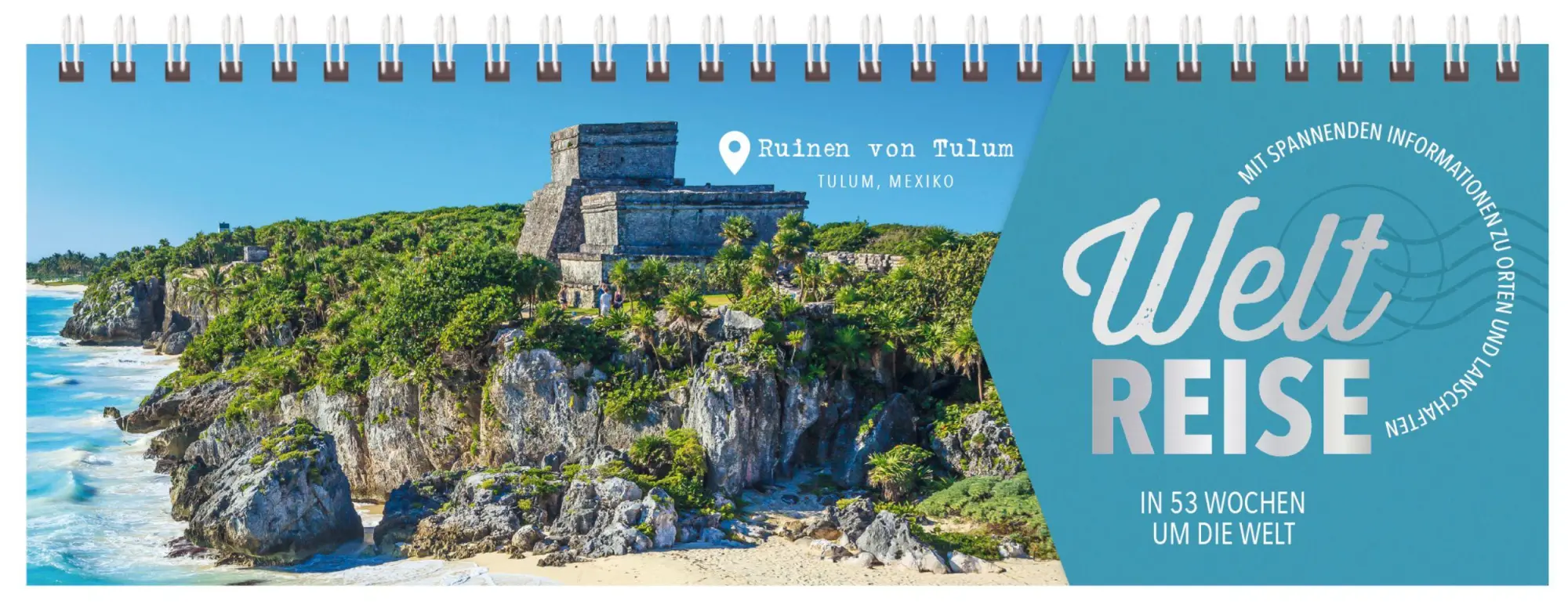 Cover: 9783819305344 | Tischquerkalender Weltreise 2027 | Korsch Verlag | Kalender | 128 S.
